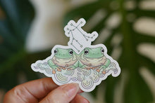 Load image into Gallery viewer, Gemini Frog Sticker
