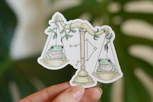 Load image into Gallery viewer, Libra Frog Sticker
